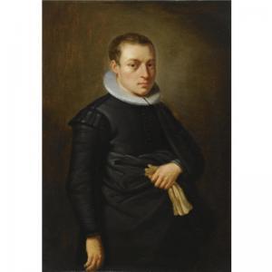 DUTCH SCHOOL,A PORTRAIT OF A YOUNG MAN, STANDING THREE-QUARTER ,Sotheby's GB 2008-05-07