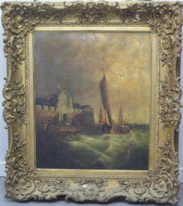 DUTCH SCHOOL,sailing barge coming alongside a quay with Customs,Peter Francis GB 2017-05-31
