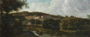 DUTCH SCHOOL (XVII),An Italianate landscape with a monastery,Bonhams GB 2017-12-06