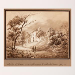DUTERTRE André 1753-1842,Paesaggio con figure,Wannenes Art Auctions IT 2023-03-14