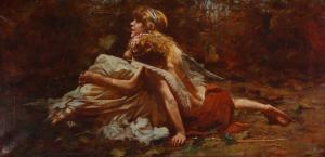 DUTHIE Spottiswood 1800-1900,Mythic scene in Pre-Raphaelite style,1897,Bruun Rasmussen DK 2023-09-04