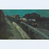 DUTHOIT Paul Maurice 1858,EVENING TRAIN,1898,Waddington's CA 2007-06-12