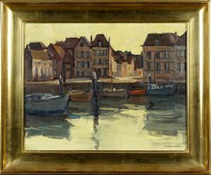 DUTRIEU Michel 1910-1993,Bord de Canal,Galerie Moderne BE 2021-02-22