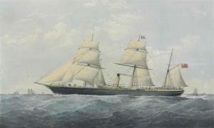 DUTTON Thomas Goldsworthy 1819-1891,Screw steam ship Tararua,Christie's GB 2014-10-08