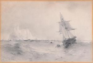 DUTTON Thomas Goldsworthy 1819-1891,The School of Whales,Germann CH 2021-11-23