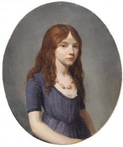DUVAL François 1776-1854,Portrait of a young girl,Bonhams GB 2014-04-30