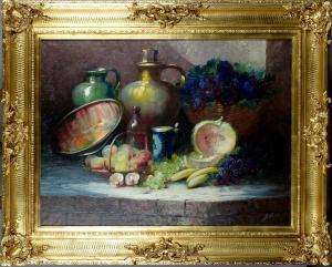 DUVAL Georges 1920-1993,Nature morte aux fruits,Galerie Moderne BE 2021-10-11
