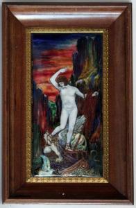 DUVAL Jean Maurice,Oedipe et le sphinx,1925,Gautier-Goxe-Belaisch, Enghien Hotel des ventes 2018-10-28