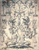 DUVAL Marc 1530-1581,Les quatre saisons. DATABLE DU 16E S. 4 gravures s,Henri Godts BE 2007-10-09