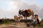 DUVALL John 1816-1892,Traveller with Donkeys at Rest,Rowley Fine Art Auctioneers GB 2015-06-03