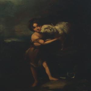 DUVALL Thomas George 1810-1880,The Infant Saint John with the Lamb,Bruun Rasmussen DK 2010-12-13