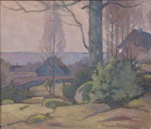 DUVALL Tomm,Landscape with Distant Building,Jackson's US 2009-03-09