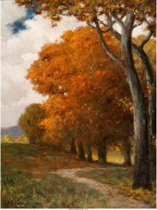 DUVANNES Albert 1881-1962,Autumn Landscape,Heritage US 2017-06-10