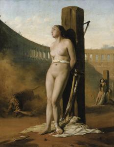 DUVAUX Jules Antoine 1818-1884,BLANDINA IN THE AMPHITHEATER OF LYON,Sotheby's GB 2017-06-15