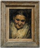 DUVENECK Frank 1848-1919,An Old Woman,Brunk Auctions US 2009-01-03