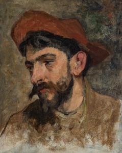 DUVENECK Frank 1848-1919,Italian Man,1880,Shannon's US 2018-10-25