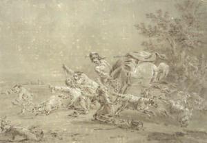 DUVERGER P 1700-1700,Brigands dans un paysage,Millon & Associés FR 2012-12-17