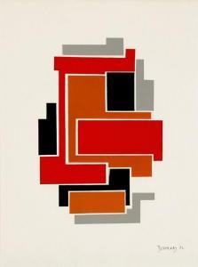 DUVERNAY,Composition géométrique,1972,Ader FR 2012-12-01
