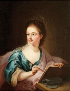 DUVIVIER Aimee 1760-1834,Selbstporträt der Künstlerin,Kastern DE 2013-04-20