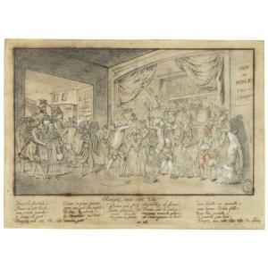 DUVIVIER PIERRE CHARLES 1716-1788,A SATIRICAL SCENE: "CHANGEZ MOI CETTE TETE",Sotheby's 2011-01-26