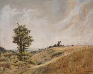 DUVOISIN Henri 1877-1959,Summer Landscape,1917,Weschler's US 2015-05-08