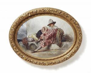 DUWEE Henri Joseph 1810-1884,The Little Nap,Lempertz DE 2018-03-14