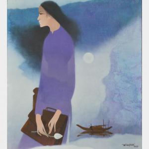 DUY TUAN DO 1954,Purple and Moon,2019,33auction SG 2021-10-03