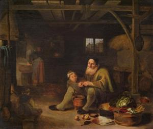 DUYFHUYSEN Pieter Jacobsz. 1608-1677,Kitchen scene,im Kinsky Auktionshaus AT 2015-11-26
