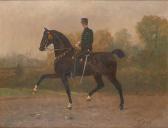 Duyk Frans 1800-1900,Le cavalier en parade,Horta BE 2017-10-09