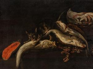 DUYNEN VAN Isaac 1628-1680,‘Fish Still Life’’’’’’’’, 17th Century,Auctionata DE 2016-12-29