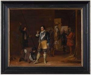 DUYSTER Willem Cornelisz,A Guardroom Scene- Ready to March,1628-1630,Brunk Auctions 2023-02-03