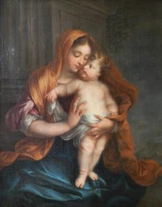 DUYTS van Jan 1629-1676,Madonna met het Kind - La Vierge à l'Enfant,Amberes BE 2017-06-26