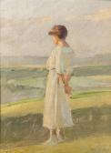 DVORAK Franz 1862-1927,Lady in a White Dress,Palais Dorotheum AT 2015-05-23