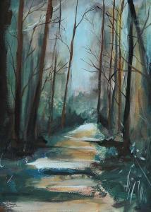Dwyer Mary 1900-1900,PATH THROUGH THE WOODS,Ross's Auctioneers and values IE 2016-04-20