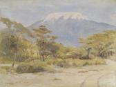 DYER L. W 1900-1900,Landscape with a snow capped mountain,Woolley & Wallis GB 2012-03-21
