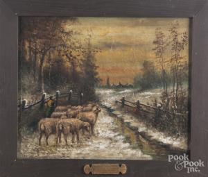 DYER Marion 1861-1941,Winter Evening,Pook & Pook US 2017-12-14