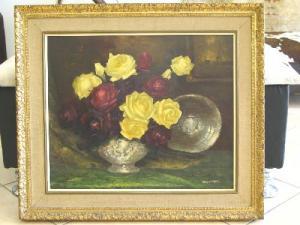 DYKMAN Henry John 1893-1972,STILL LIFE WITHROSES,The Old Church Auction Galleries ZA 2008-10-27