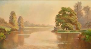 Dymond Fred,A tranquil river landscape,John Nicholson GB 2022-02-09