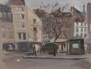 DYRING Moya 1908-1967,PARIS STREET SCENE,GFL Fine art AU 2023-11-21