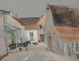 DYRING Moya 1908-1967,PARISIAN STREET SCENE,GFL Fine art AU 2024-03-10