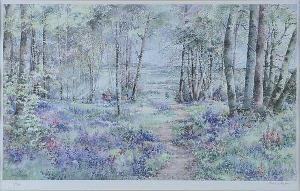 DYSON Nancy,BLUEBELLS IN THE WOODS,Ross's Auctioneers and values IE 2016-11-09