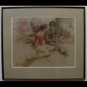 DZENIS ERIKS 1925,BREAK TIME - BALLET DANCERS,1978,Waddington's CA 2010-10-25