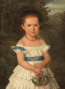 eÿbe Carl Gottfried 1813-1893,Bildnis eines jungen Mädchens,1873,Kastern DE 2016-06-11
