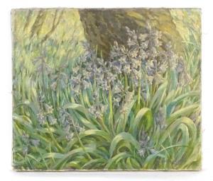 EAGLETON AILEEN 1902-1984,A woodland with bluebells,Claydon Auctioneers UK 2022-12-30