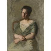 EAKINS Thomas Cowperthwait 1844-1916,MRS. WILLIAM SHAW WARD,1884,Sotheby's GB 2010-12-02