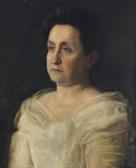 EAKINS Thomas Cowperthwait 1844-1916,Portrait of Mrs. Matilda Searight,1904,Christie's GB 2019-05-16