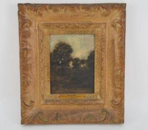 EARHART John Franklin 1853-1938,Twilight- Forest of Fontainebleau,Hood Bill & Sons US 2021-03-16
