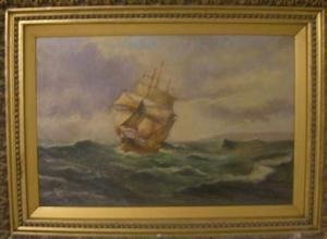 EARL GRAHAM Douglas 1879-1954,A Sailing Ship in Rough Seas,Dreweatt-Neate GB 2007-05-14