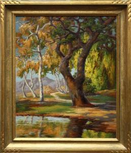 EARL GRAHAM Douglas 1879-1954,With Pond and Distant Hills,Clars Auction Gallery US 2009-02-07