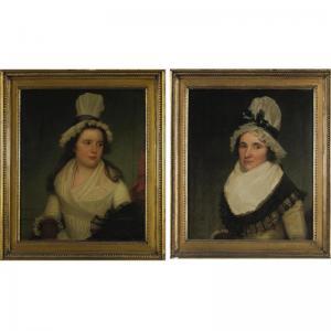 EARL James 1761-1796,FRANCES HORTIN AND HER SISTER: A PAIR OF PORTRAITS,1792,Sotheby's GB 2007-10-04